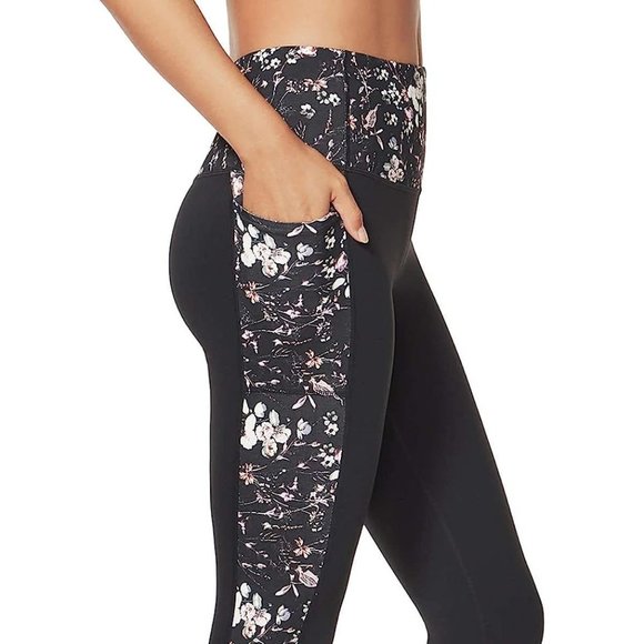 SKECHERS GO WALK High Waist 7/8 Tights - Floral - Picture 5 of 6